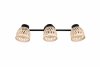 Lampa sufitowa plafon pleciona bambusowa kolor naturalny potrójna owalna boho rystykalna industrialna minimalistyczna LAURENT R86093032 Rl